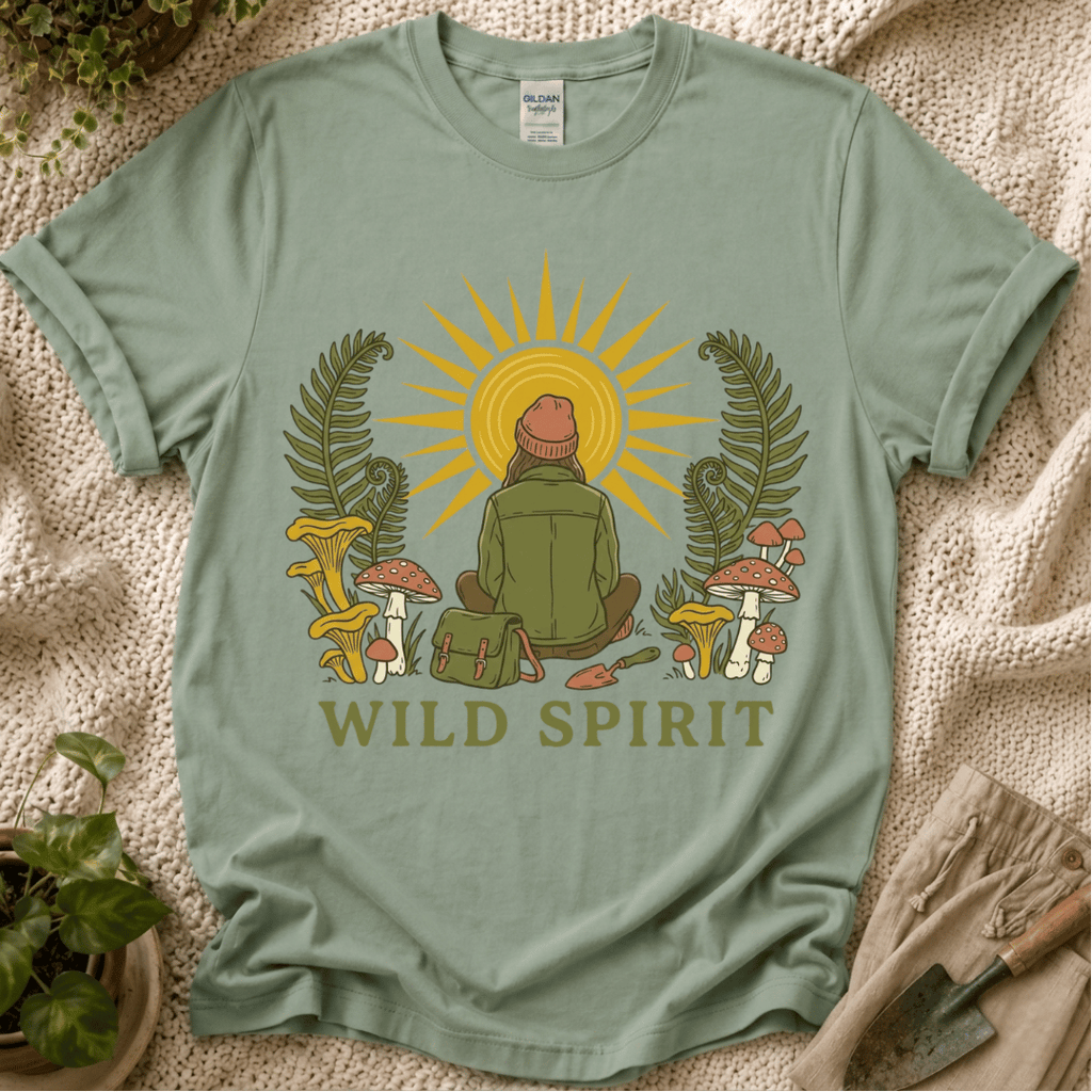 Wild Spirit Nature T-Shirt by Zen & Zucchinis Slow Garden Club