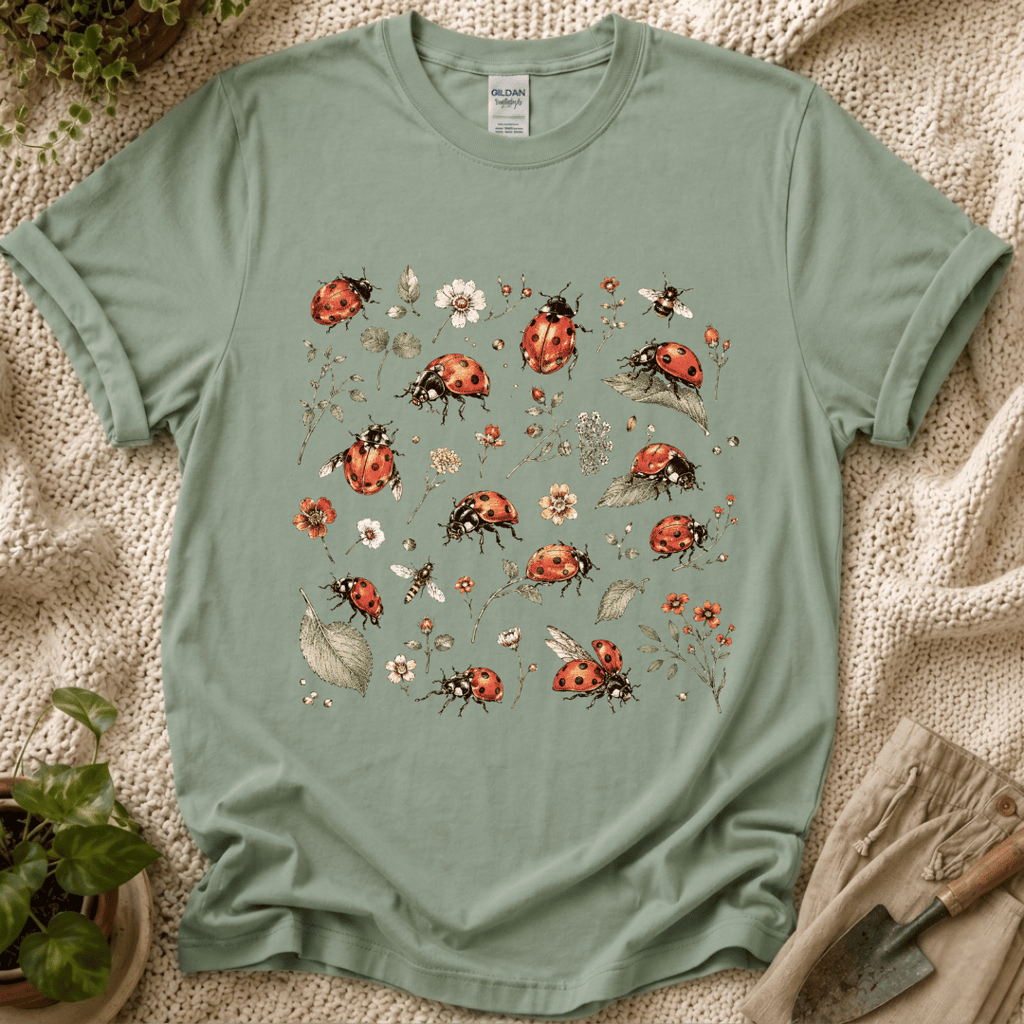 Ladybug Meadow Garden Friend T-Shirt