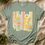 Flower Watercolor Wall T-Shirt by Zen & Zucchinis Slow Garden Club