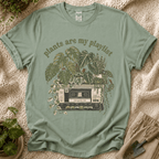 Plant Are My Playlist T-Shirt by Zen & Zucchinis Slow Garden Club