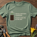 Social Battery Charging T-Shirt