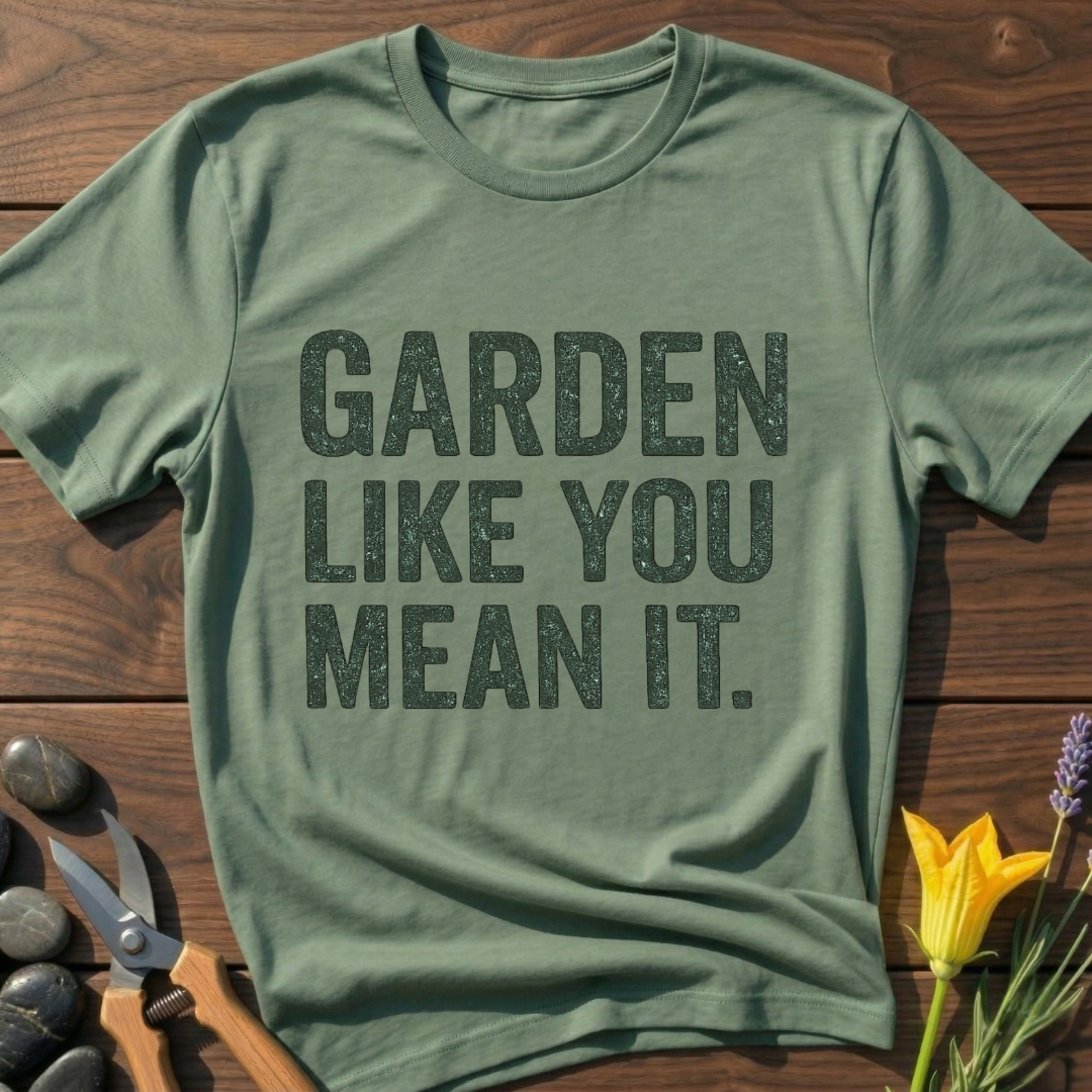 Garden Like You Mean It T-Shirt