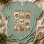 Respect the Locals Garden Friends T-Shirt by Zen & Zucchinis Slow Garden Club