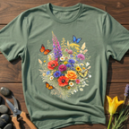 Floral Butterfly Bouquet T-Shirt