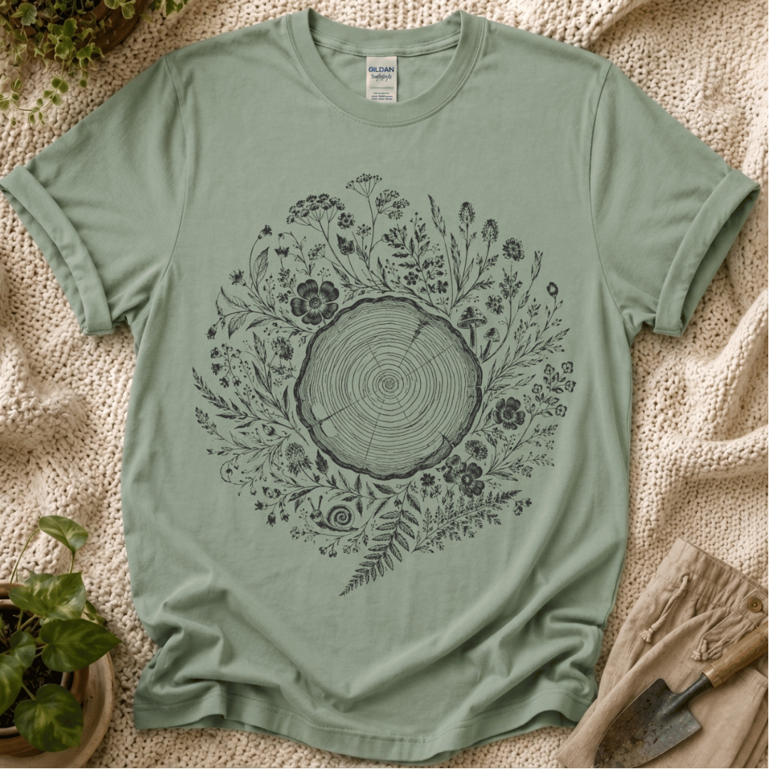 Rooted in Slow Time Botanical T-Shirt