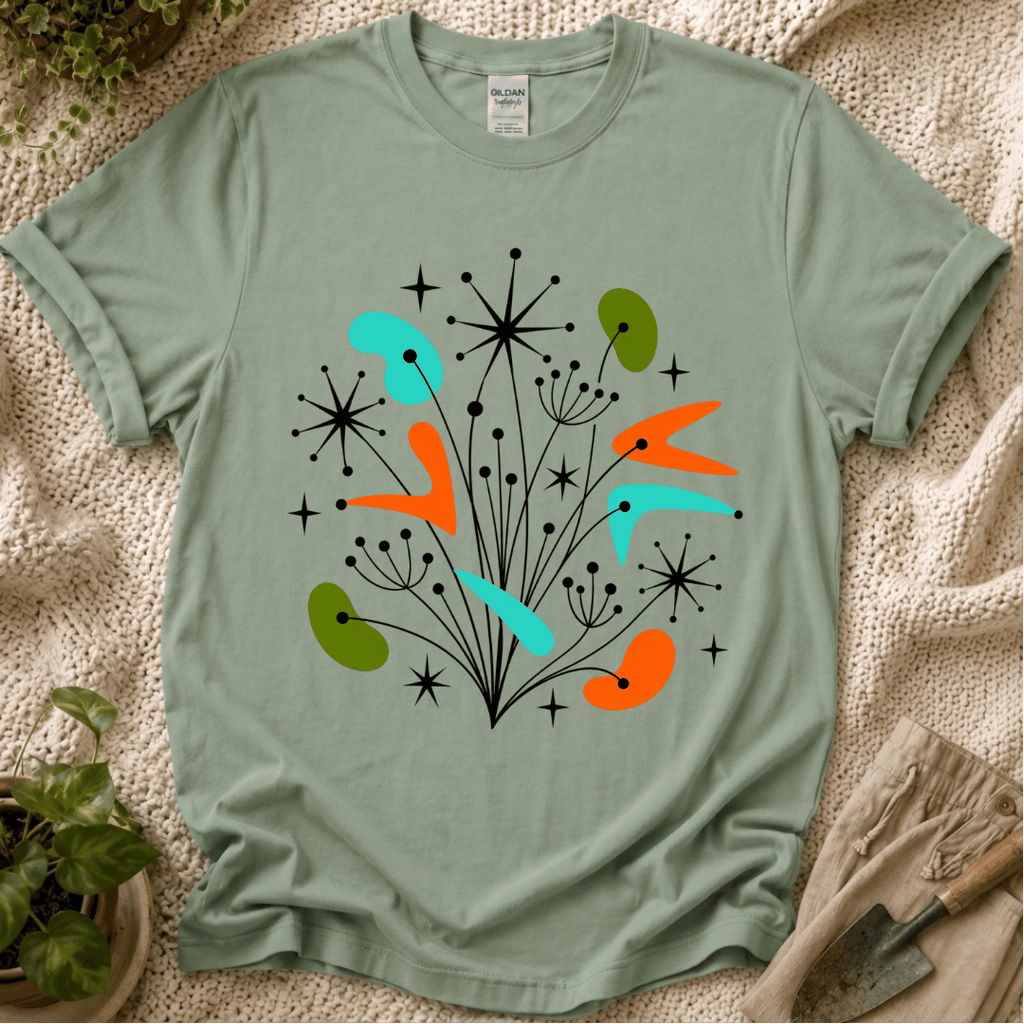 Colorful Wildflower Calm T-Shirt by Zen & Zucchinis Slow Garden Club