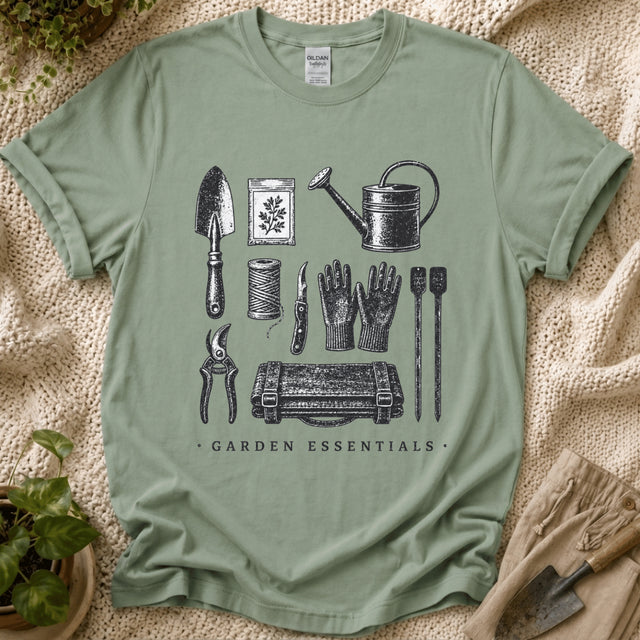 Garden Essentials T-Shirt - Zen & Zucchinis garden graphic tee