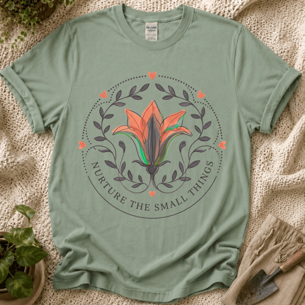 Nurture the Small Things Floral T-Shirt