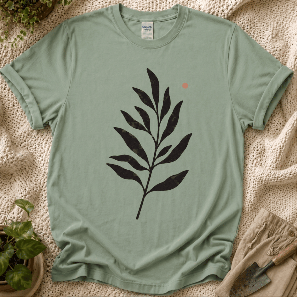 Sunset Behind Leaves T-Shirt