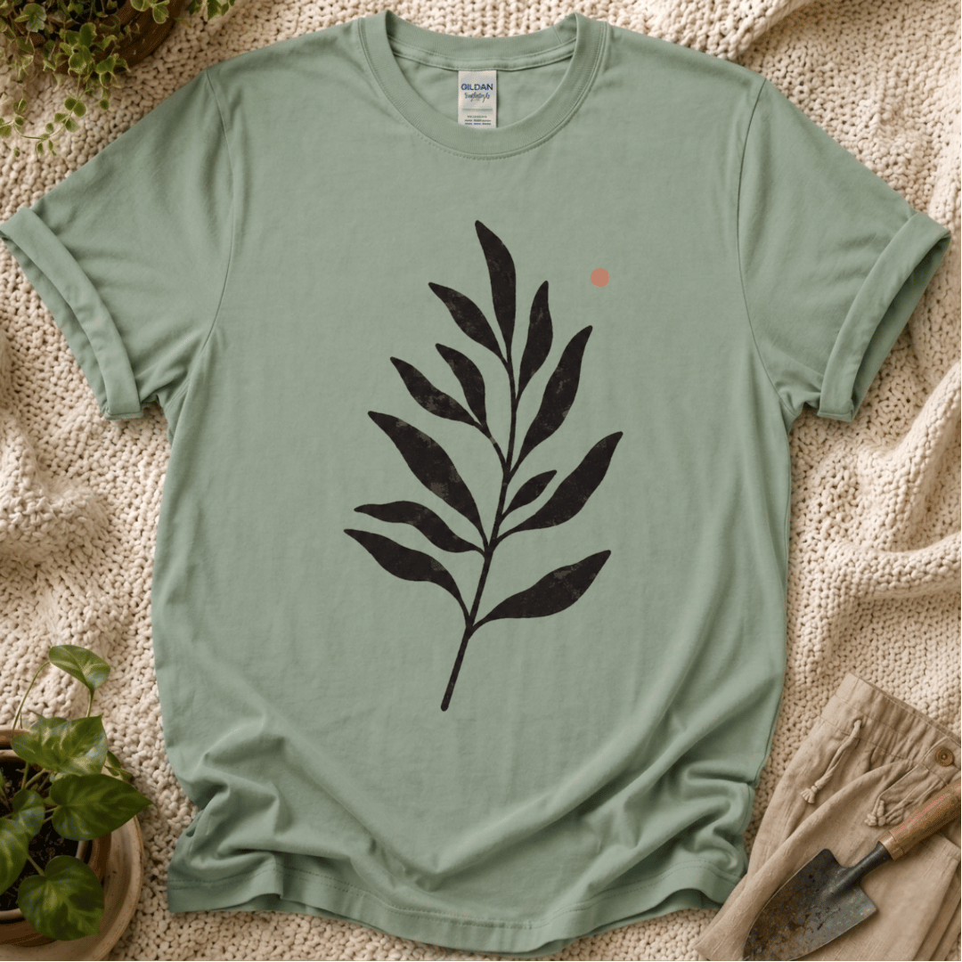 Sunset Behind Leaves T-Shirt