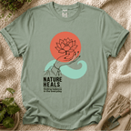 Nature Heals Botanical T-Shirt by Zen & Zucchinis Slow Garden Club