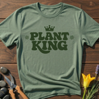 Plant King T-Shirt - botanical nature graphic t-shirt, minimalist design, unisex tee”