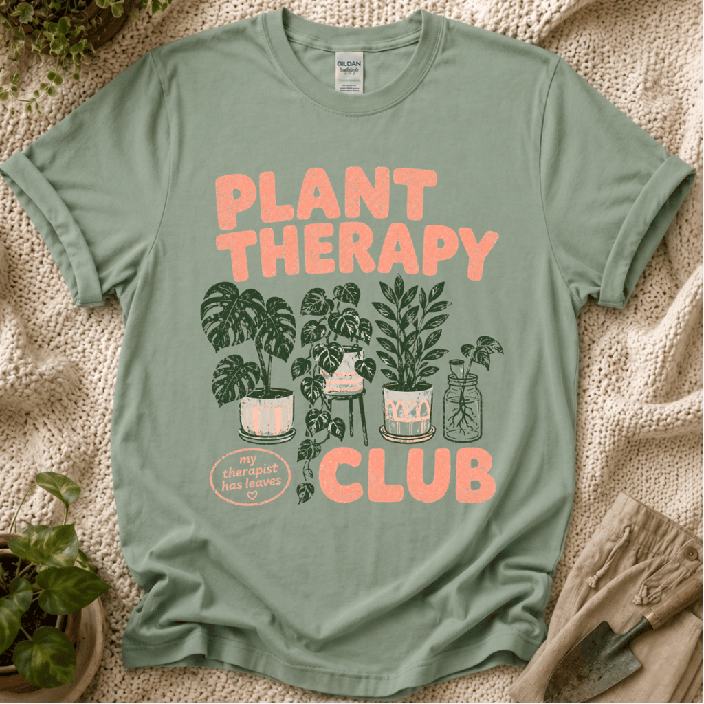 Plant Therapy Club T-Shirt by Zen & Zucchinis Slow Garden Club