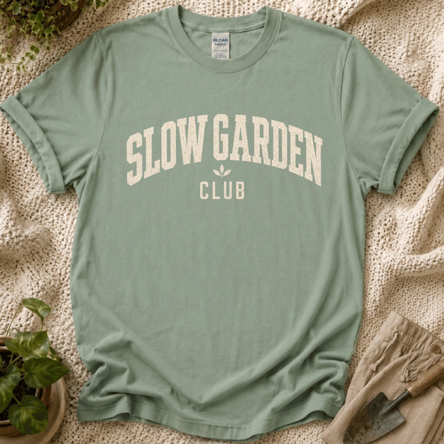 Slow Garden - Club T-Shirt - Zen & Zucchinis garden graphic tee