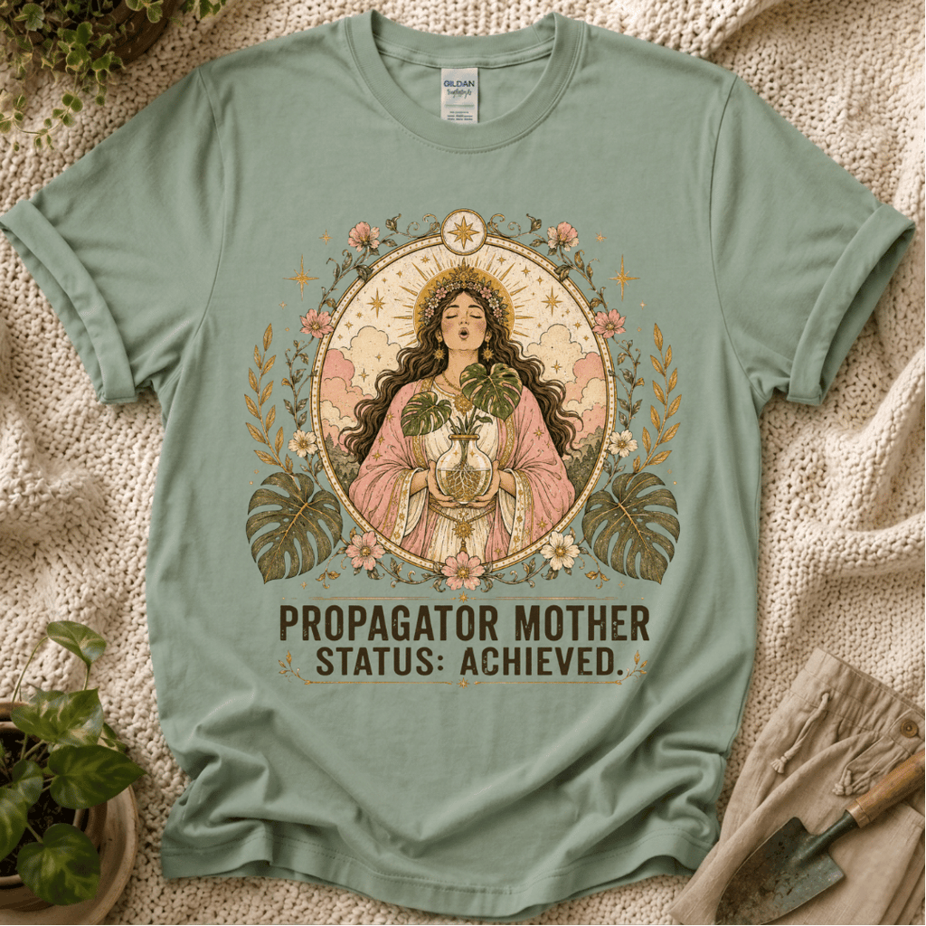 Propagator Mother Garden T-Shirt by Zen & Zucchinis Slow Garden Club