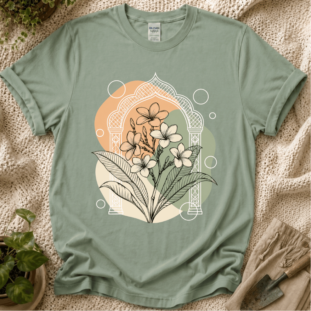 Bohemian Flower Graphic T-Shirt by Zen & Zucchinis Slow Garden Club