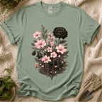 Vintage Flower Bouquet T-Shirt by Zen & Zucchinis Slow Garden Club
