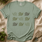 Slow Garden Snails T-Shirt by Zen & Zucchinis Slow Garden Club