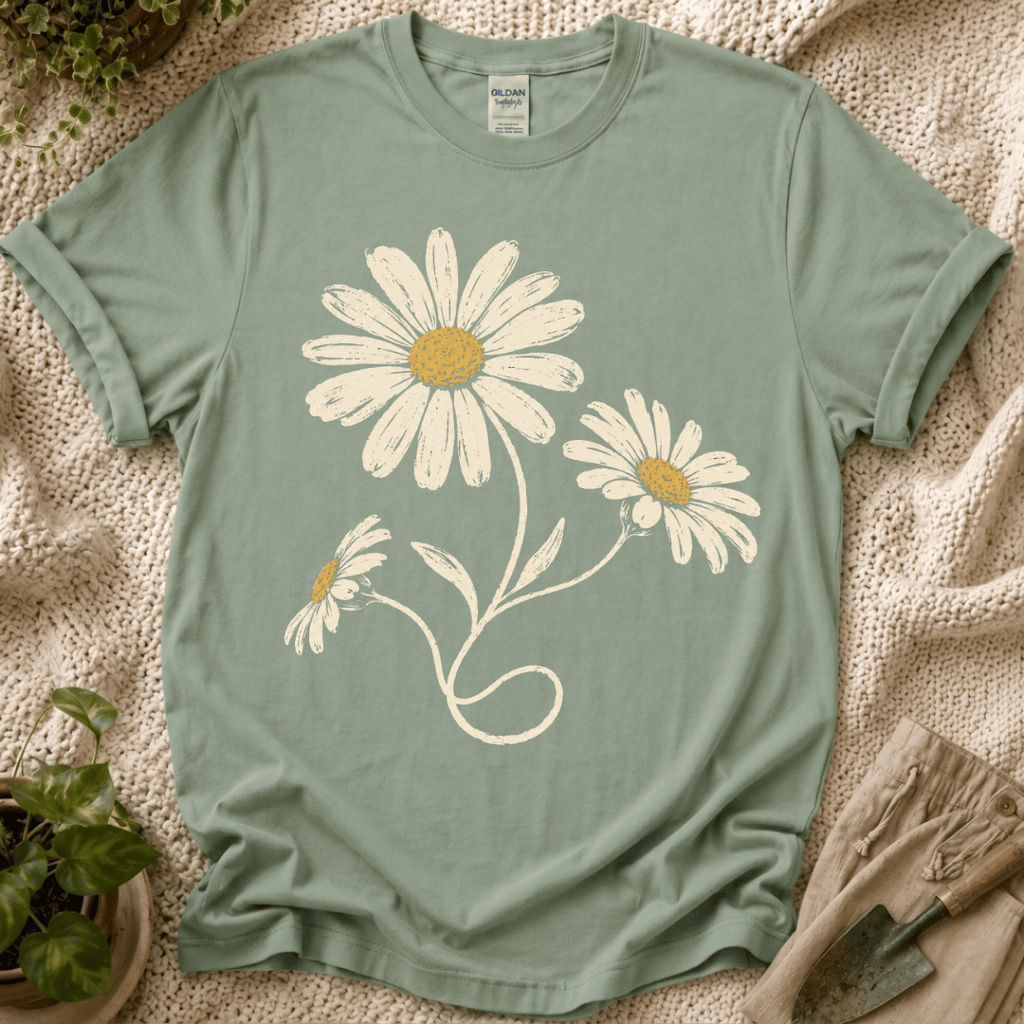 Daisy T-Shirt - Zen & Zucchinis garden graphic tee