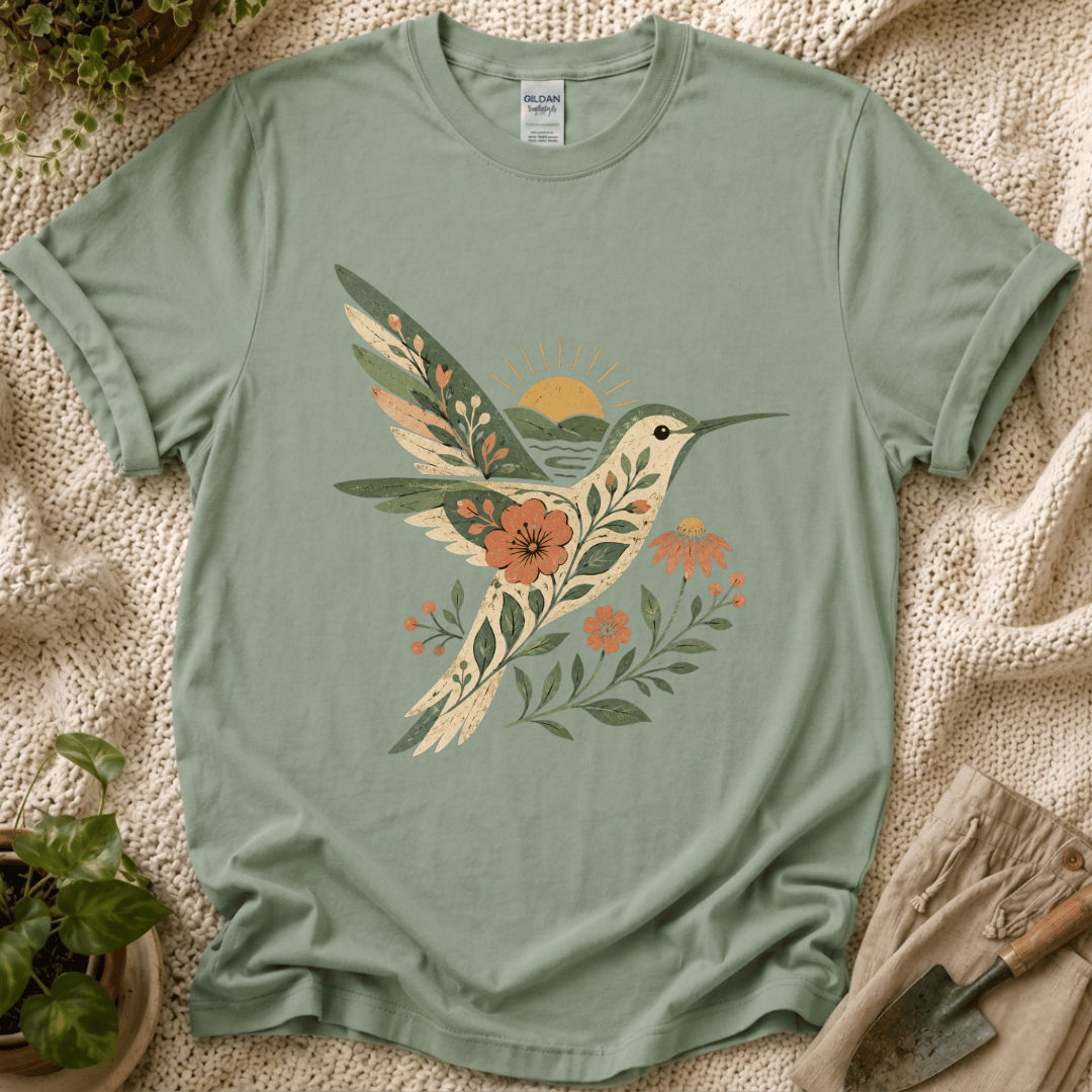 Botanical Hummingbird T-Shirt