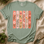 Flower on Stripes T-Shirt