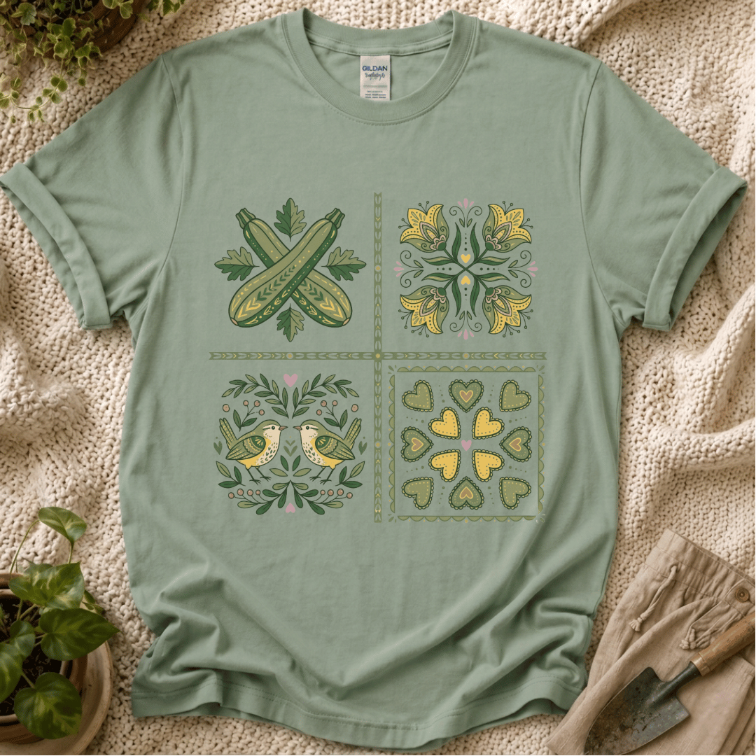 Zen & Zucchinis Folk Garden T-Shirt