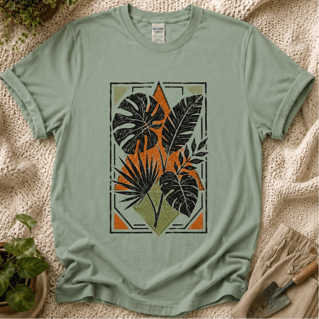 Botanical Frame T-Shirt by Zen & Zucchinis Slow Garden Club