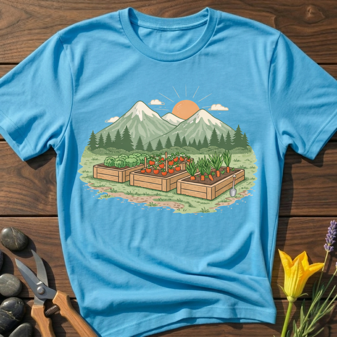 Garden Mountain View T-Shirt