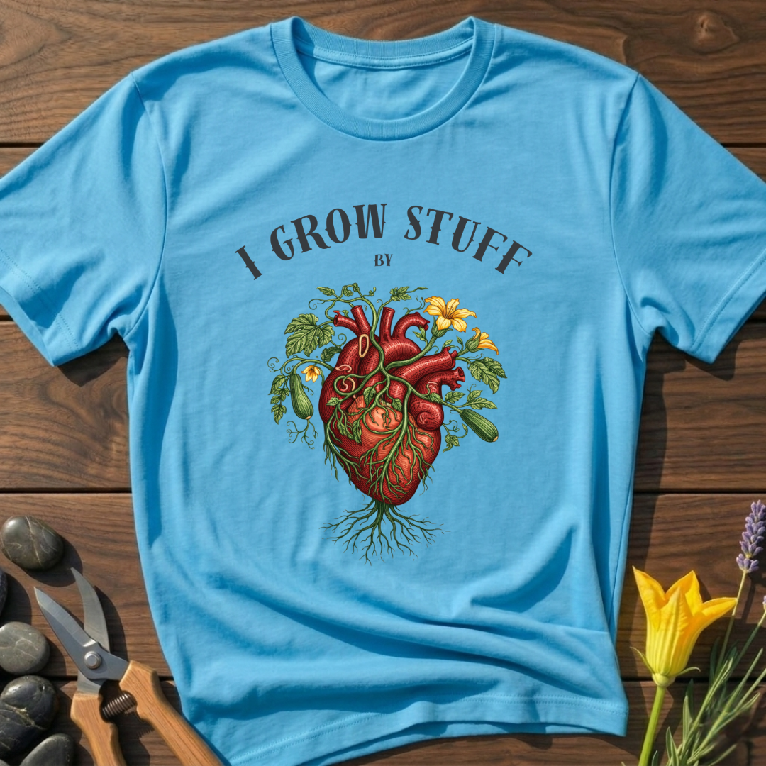 I Grow Stuff By Heart - T-Shirt