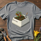 End Task T-Shirt - botanical nature graphic t-shirt, minimalist design, unisex tee for Nature Lovers, Garnder, Farmer, Plant Lovers
