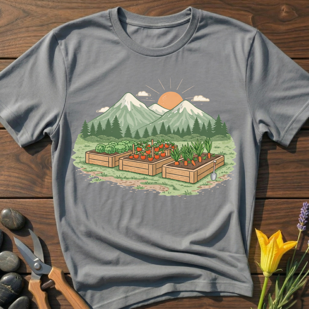 Garden Mountain View T-Shirt