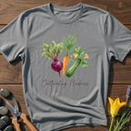 Cultivate Kindness T-Shirt - botanical nature graphic t-shirt, minimalist design, unisex tee for Nature Lovers, Garnder, Farmer, Plant Lovers