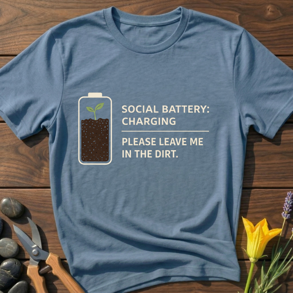Social Battery Charging T-Shirt