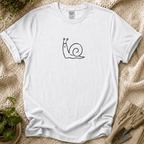 Minimalistic Snail T-Shirt by Zen & Zucchinis Slow Garden Club