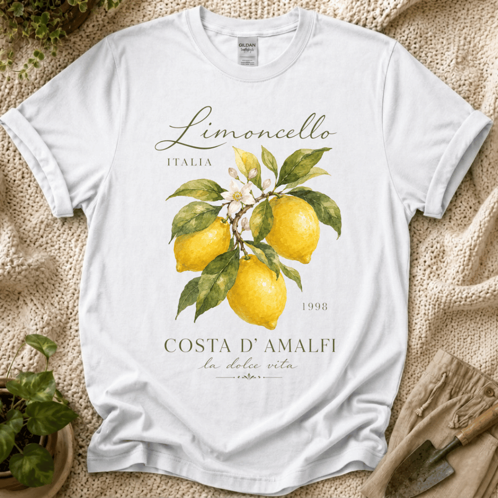 Limoncello Italia Costa d'Amalfi T-Shirt by Zen & Zucchinis Slow Garden Club