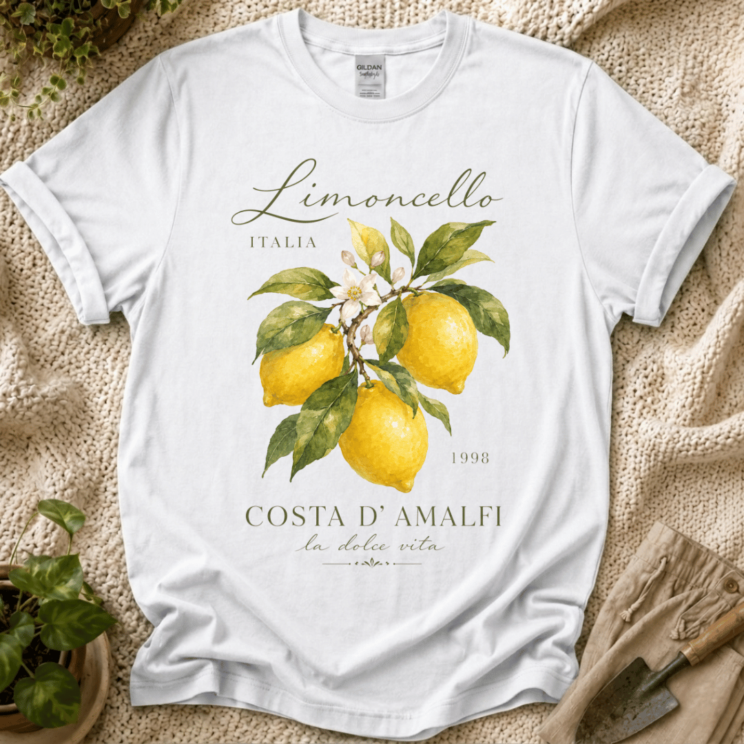 Limoncello Italia Costa d'Amalfi T-Shirt by Zen & Zucchinis Slow Garden Club
