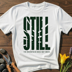 STILL T-Shirt - botanical nature graphic t-shirt, minimalist design, unisex tee for Nature Lovers, Garnder, Farmer, Plant Lovers