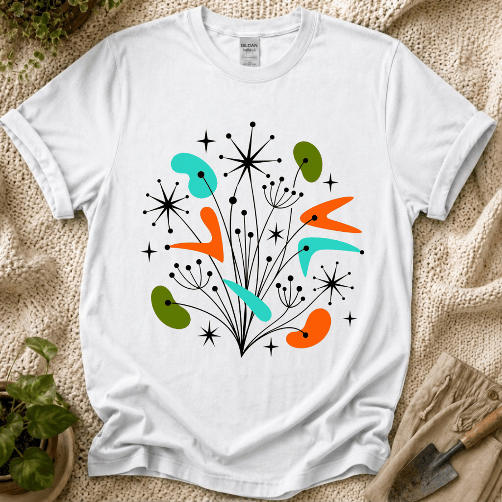 Colorful Wildflower Calm T-Shirt by Zen & Zucchinis Slow Garden Club