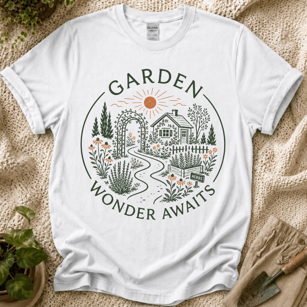 Wonder Awaits Garden View T-Shirt