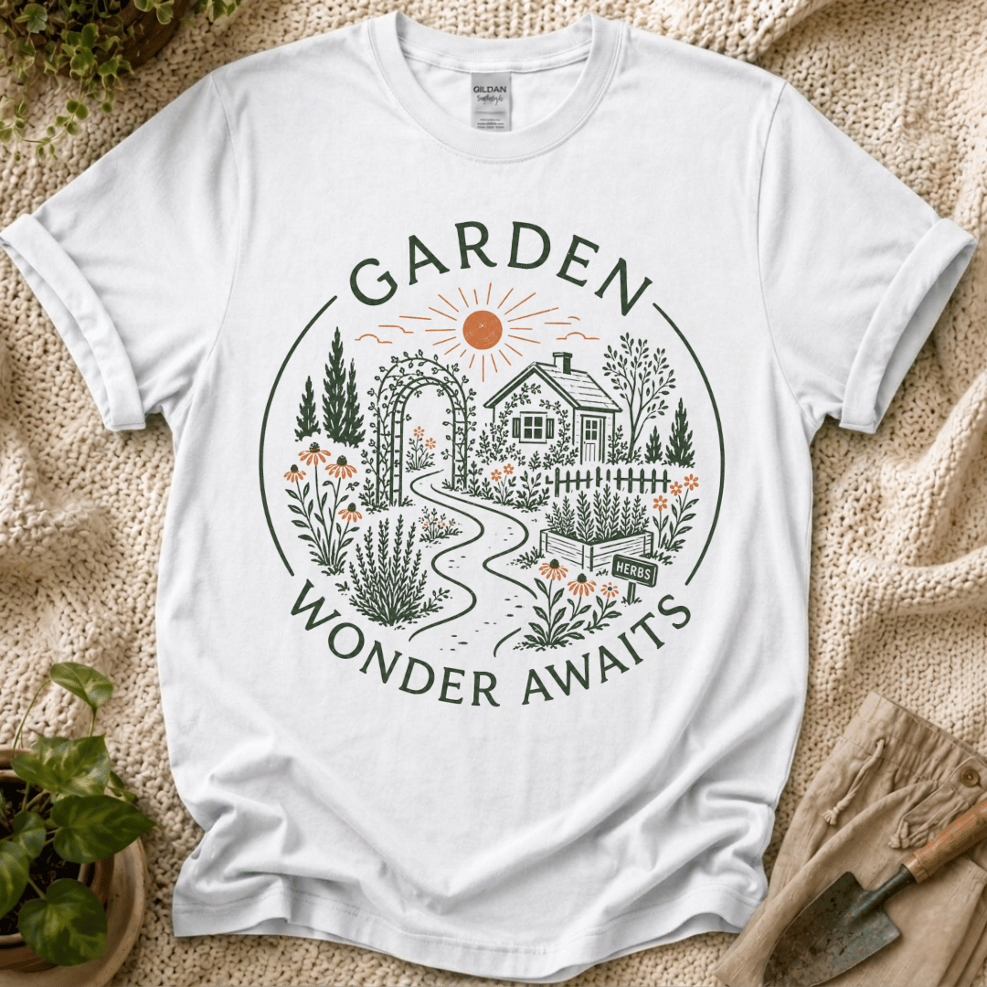 Wonder Awaits Garden View T-Shirt
