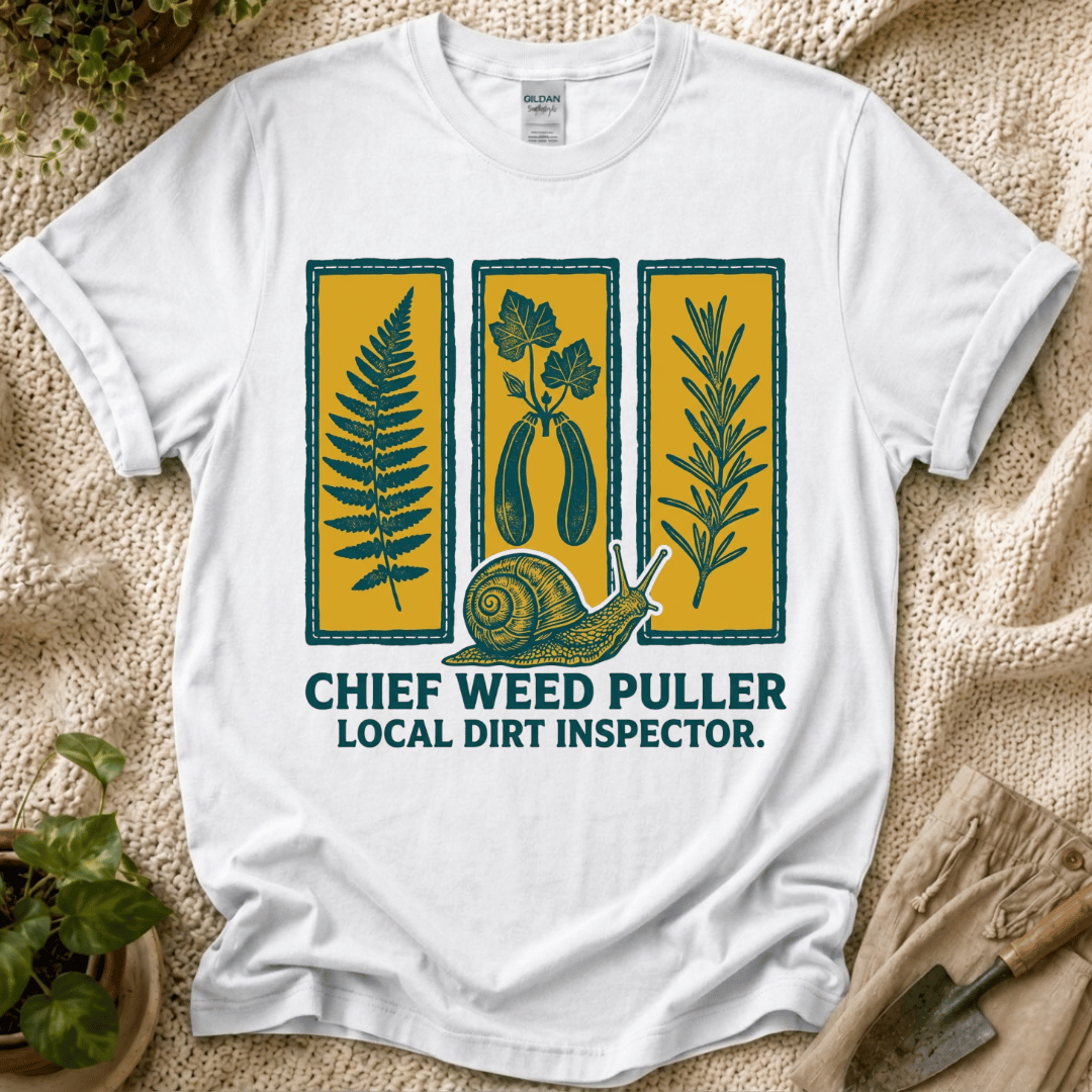 Chief Weed Puller Garden Club T-Shirt