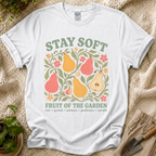 Stay Soft Fruit of the Garden Cottage T-Shirt by Zen & Zucchinis Slow Garden Club