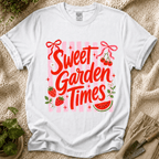 Sweet Garden Times Stripes Summer T-Shirt