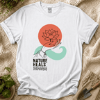 Nature Heals Botanical T-Shirt by Zen & Zucchinis Slow Garden Club