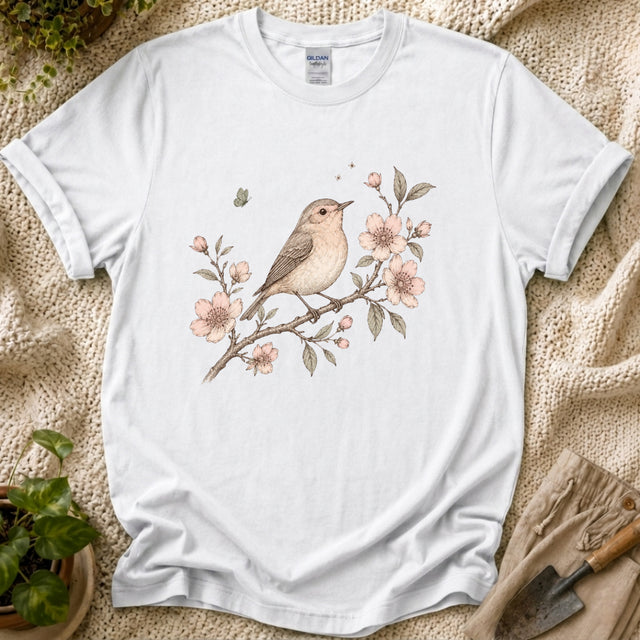Blossom Bird Botanical T-Shirt by Zen & Zucchinis Slow Garden Club