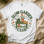 Slow Garden Club Garden Bench T-Shirt