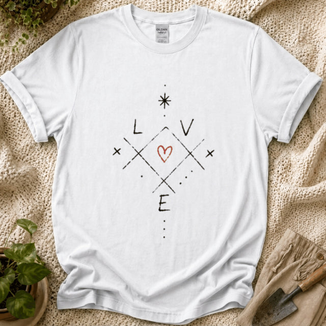 Love Grows Quietly T-Shirt by Zen & Zucchinis Slow Garden Club