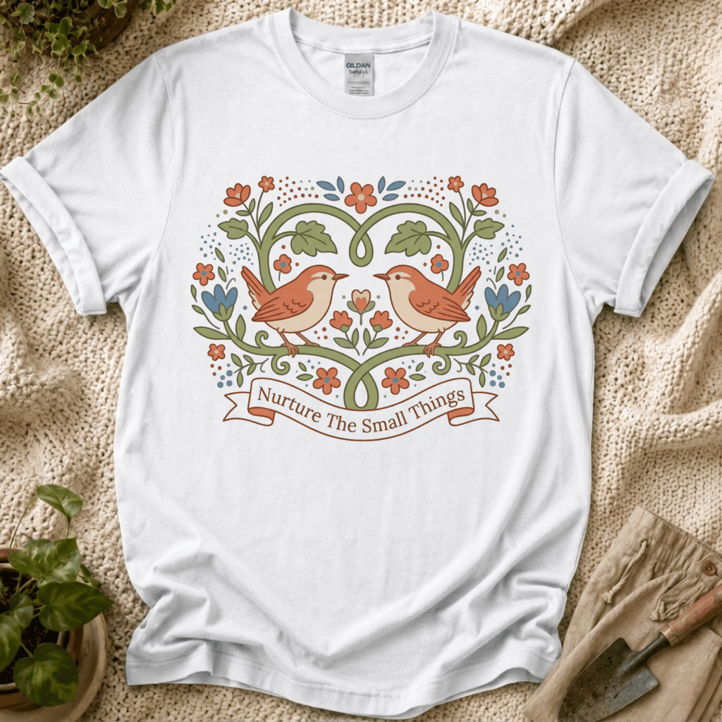 Nurture The Small Things Garden Birds T-Shirt