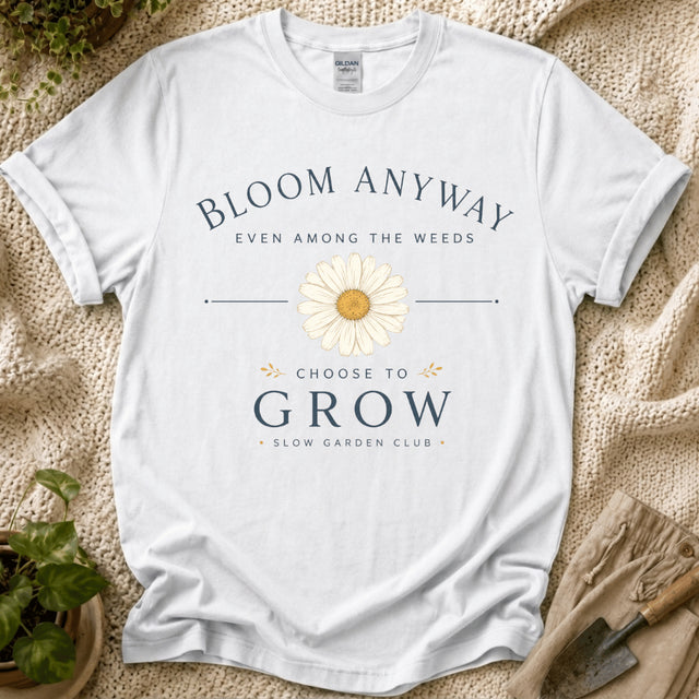 Choose To Grow T-Shirt - Zen & Zucchinis garden graphic tee