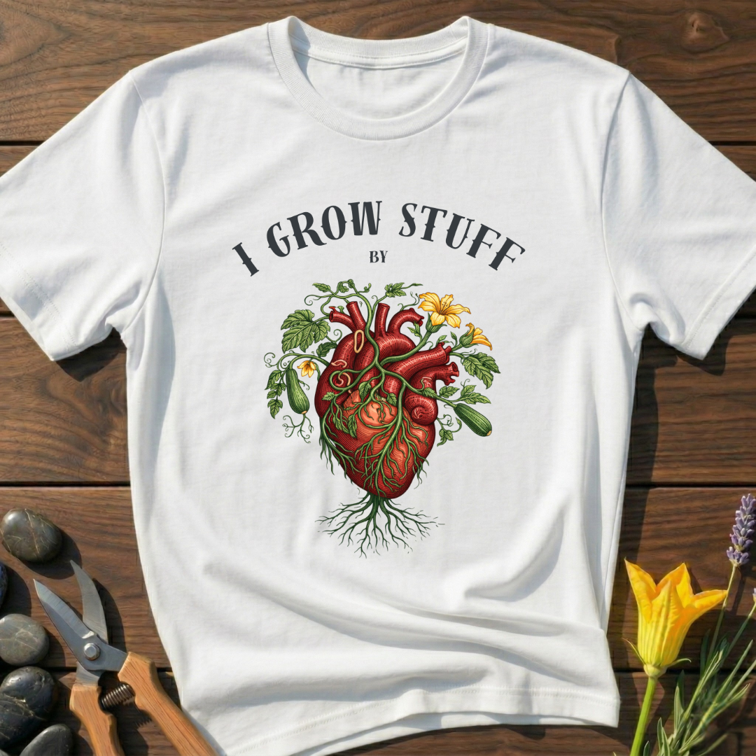 I Grow Stuff By Heart - T-Shirt